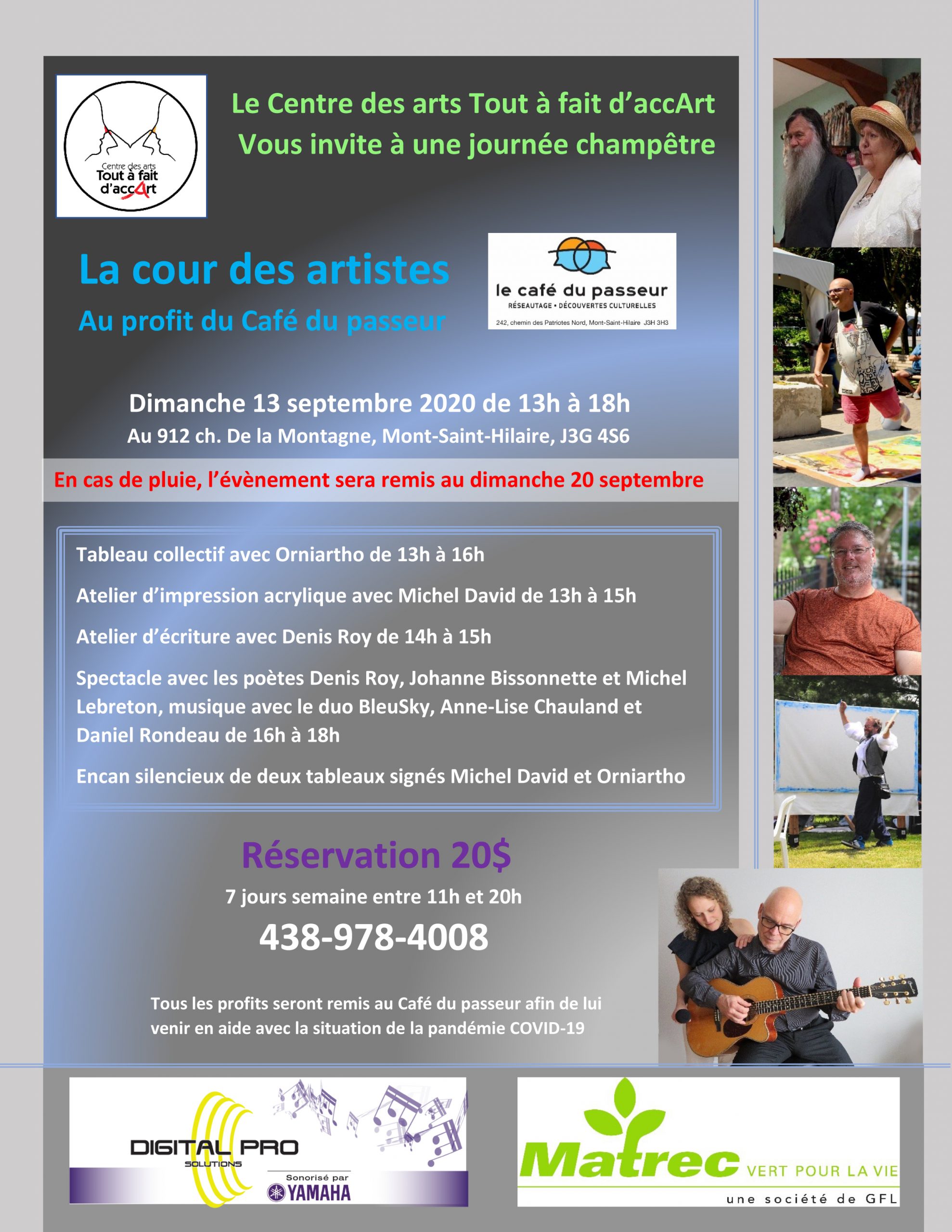 Affiche levee de fonds Cafe du Passeur Affiche levee de fonds Cafe du Passeur